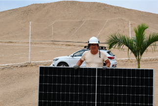 energia solar casa de playa Lima