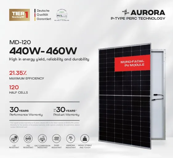 PANEL SOLAR DE 450 WATTS